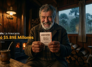 Polla Chilena de Beneficencia entrega premio histórico de más de 5.800 millones de pesos a un jubilado de La Araucanía